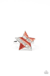 1 pack of 5 Lil Precious Star and Rhinestone Rings