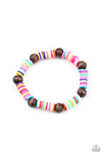 Load image into Gallery viewer, 1 pack 4 Lil Precious Wood Beaded Bracelets
