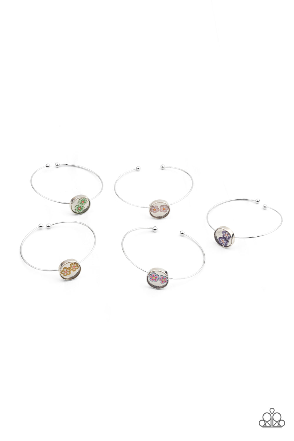 1 Pack of 5 Lil Precious Floral Bracelets