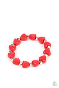 1 pack of 5 Valentine's Day Heart Bracelets